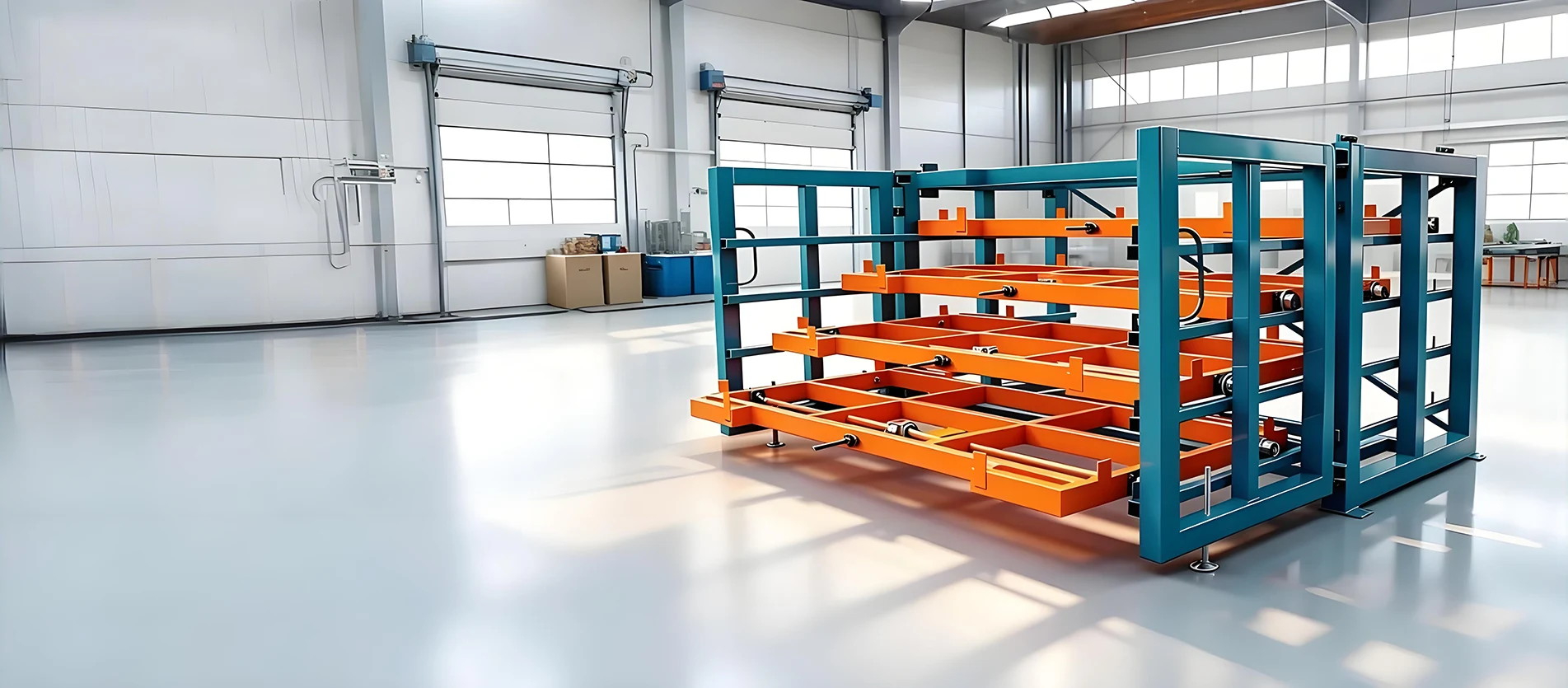 Usine de stockage de tôle en Chine